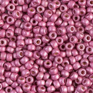 Miyuki seed beads 8/0 - Matted duracoat galvanized hot pink 8-4210F